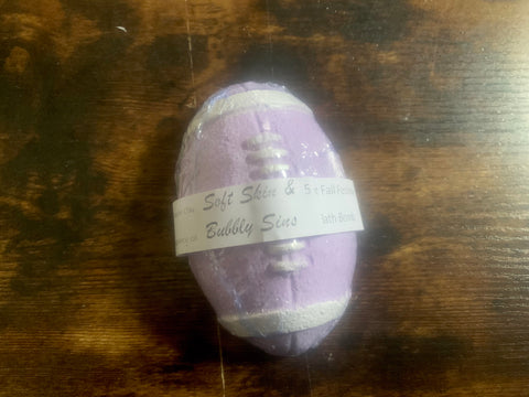 Purple Football Bath Bomb