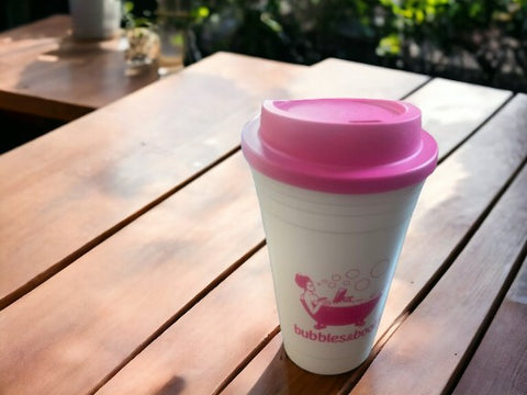 Plastic Logo Travel Mug with Lid